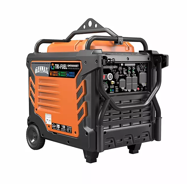 GENMAX PORTABLE INVERTER GENERATOR 11000W TRI-FUEL image 0