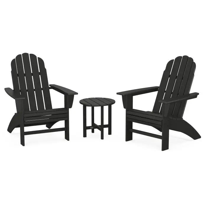 POLYWOOD Vineyard 3-Piece Curveback Adirondack Set image 0