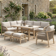 Quay Corner Dining Set with Armchair in Mocha image 0