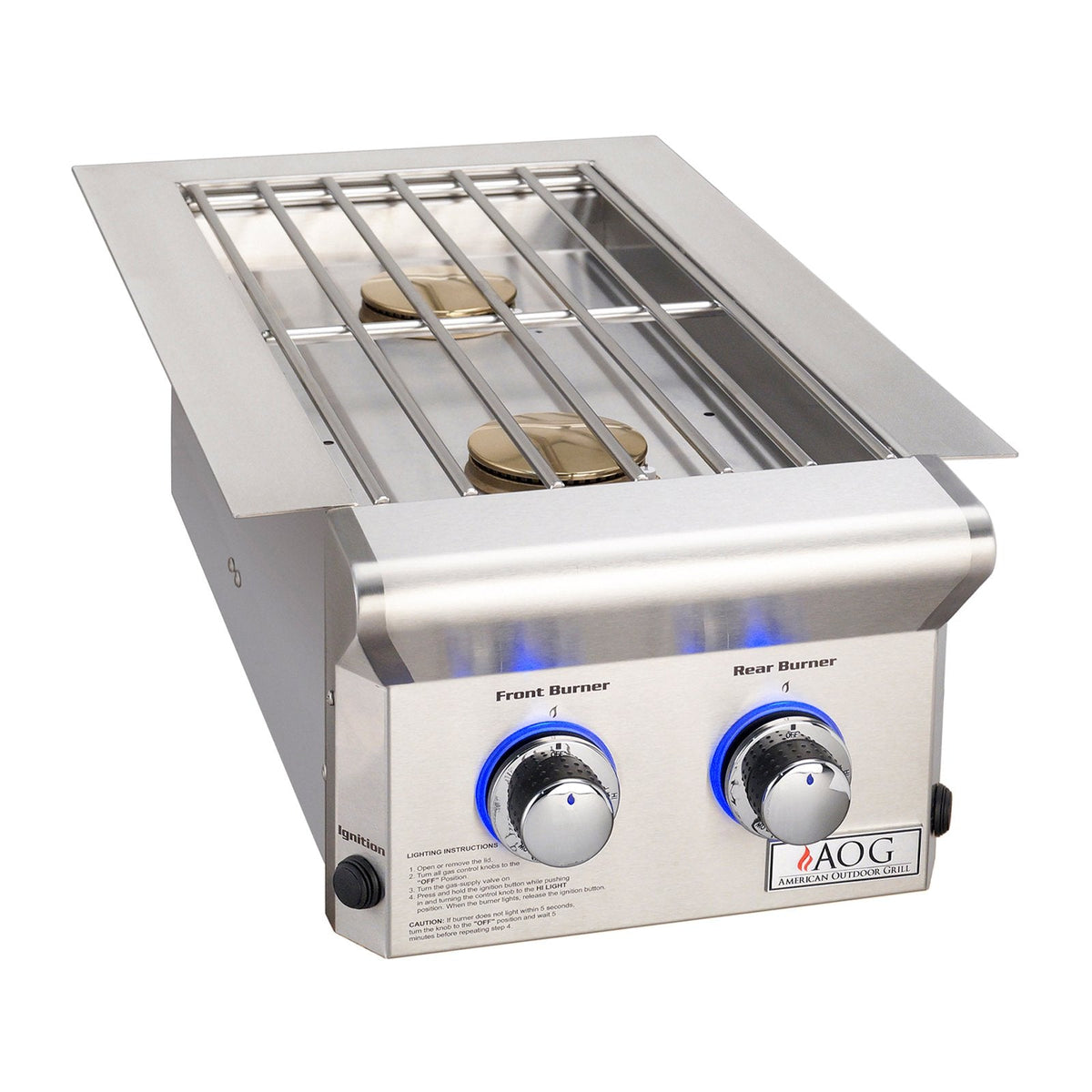American Outdoor Grill Propane Gas Drop-In Double Side Burner for L-Series Grill - 3282PL image 0