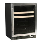 Azure 24-Inch Beverage Center w/ Stainless Steel Trim Glass Door - A124BEV-S image 0