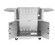 Blaze Stainless Steel Grill Cart with Two Storage Drawers and Single Access Door for 30-Inch Griddle - BLZ-GRIDDLE-CART-SC image 1