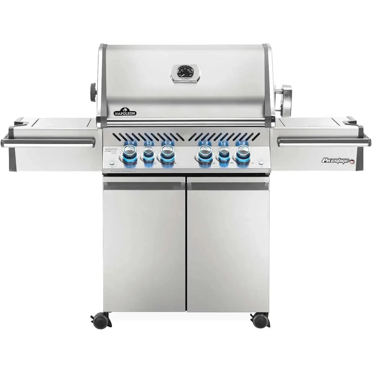 Napoleon Grills Prestige PRO 500 Gas BBQ Grill with Infrared Side &amp; Rear Burners, Stainless Steel image 0
