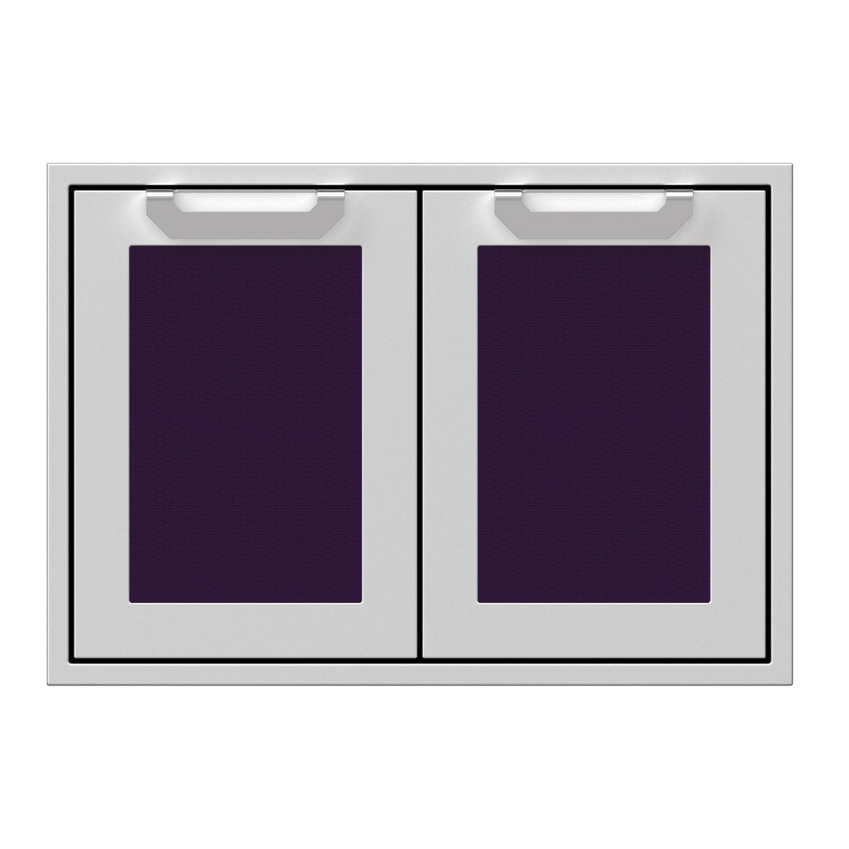 Hestan 30-Inch Double Access Door Propane Tank and Storage Cabinet w/ Recessed Marquise Accent Panel in Purple - AGSD30-PP image 0