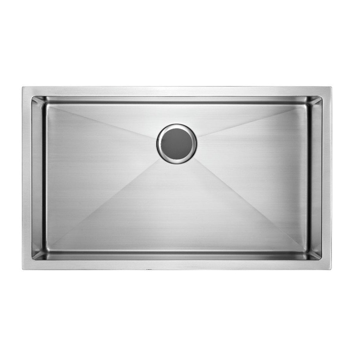 E2 Stainless 16 Gauge 32x19x10 Stainless Steel Rectangular Sink w/ Very Small Corner Radius - VSR-3219 image 0