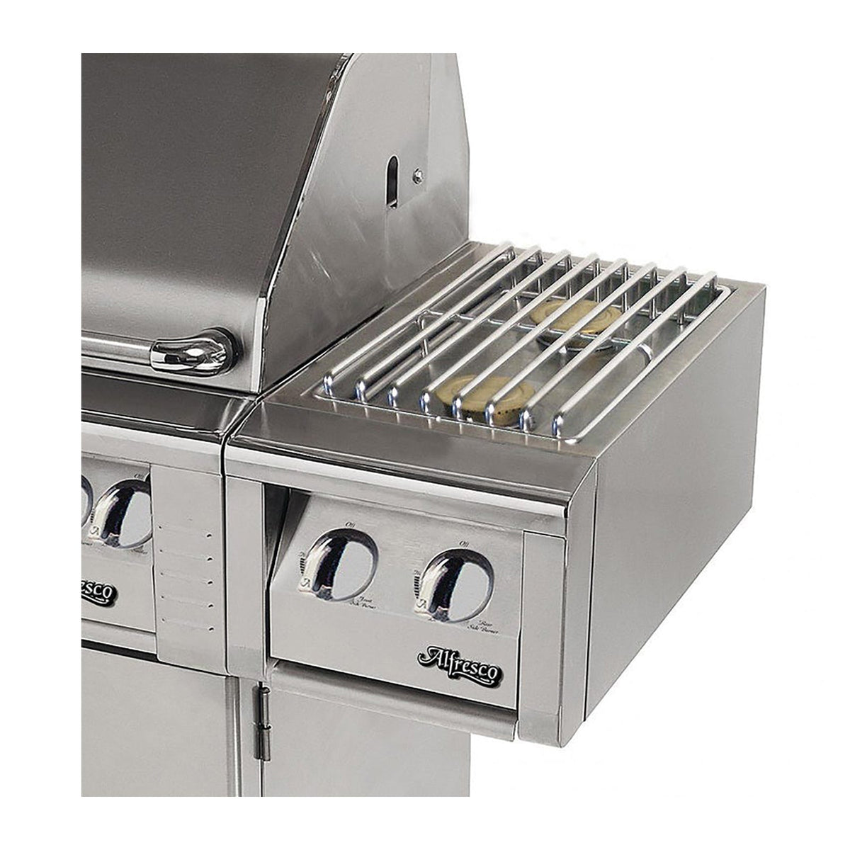 Alfresco 14-Inch Natural Gas Cart Mounted Double Side Burner for Freestanding Grills - AXESB-2C-NG image 0