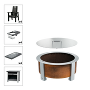 X Series Total Patio Fire Pit Bundle image 30
