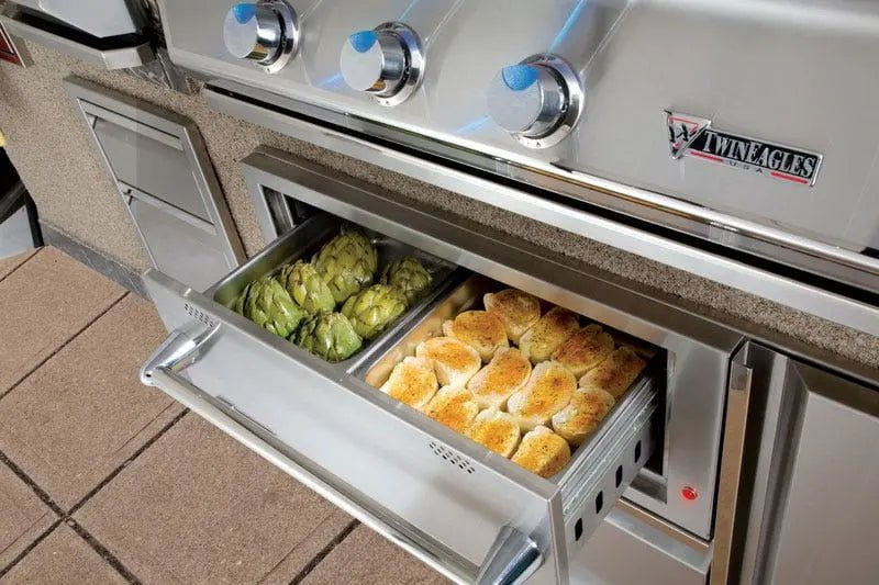 Twin Eagles 42" Warming Drawer with Storage image 0