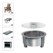 X Series Total Patio Fire Pit Bundle image 37