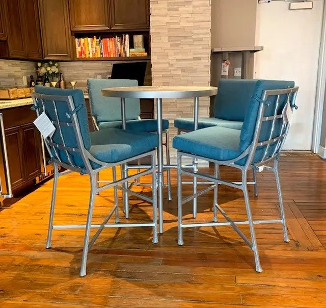 Local Special, Castelle Marquis Bar Set in Platinum with Idol Lagoon Cushions image 0
