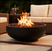 Blaze 38-Inch Round Concrete Propane Fire Bowl in Phantom -BLZ-38-FBOWL-LP image 1
